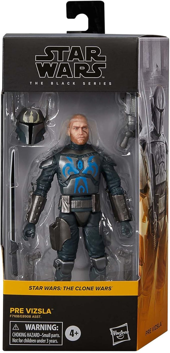 STAR WARS The Black Series Pre Vizsla, The Clone Wars Collectible 6-Inch Action Figures, Ages 4 and Up