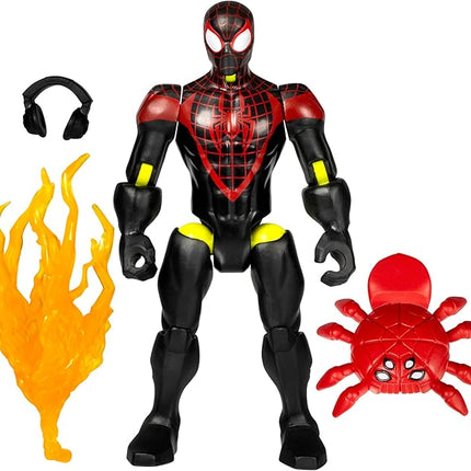 Spider-Man Marvel MixMashers Miles Morales Custom Mix-and-Match Action Figure & Accessories, 5-Inch-Scale Super Hero Toys for Kids Ages 4+