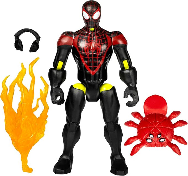 Spider-Man Marvel MixMashers Miles Morales Custom Mix-and-Match Action Figure & Accessories, 5-Inch-Scale Super Hero Toys for Kids Ages 4+