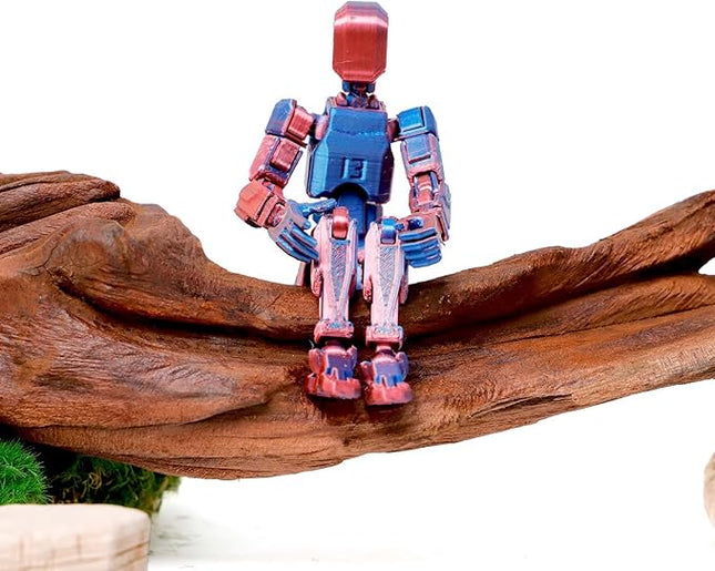 Assembly Completed T13 Action Figure, Titan 13 3D Printed Action Figure, 3D Printed Titan13, Assembled Dummy 13 Lucky 13 Toy Figure