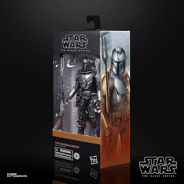 STAR WARS The Black Series The Mandalorian Toy 6-Inch-Scale Collectible Action Figure, Toys for Kids Ages 4 and Up