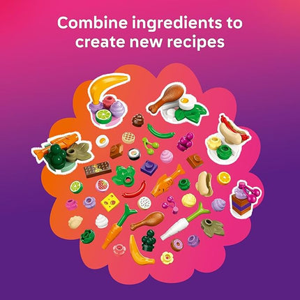 LEGO Friends Restaurant and Cooking School Toy Building Set - Restaurant Pretend Play Set for Kids, Girls and Boys, Ages 8+ - with 4 Minidolls, Cat Figure, and Scooter - Gift Idea for Birthday - 42655