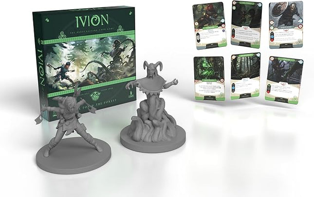IVION: The Fox and The Forest | APE Games | Board Game | 2 Players | 20-60 Minutes | Ages 14+ | Fantasy | Hero Dueling | Deck Building | Cross Compatible | Season 2 | Aislyn Hall and Aaron Shaw