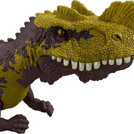 Mattel Jurassic World Strike Attack Genyodectes Serus Dinosaur Action Figure Toy with Attack Feature & Movable Joints