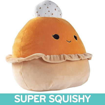 Squishmallows Original 10-Inch Torize The Pumpkin Pie - Official Jazwares Fall Halloween 2025 Exclusive Plush - Collectible Soft & Squishy Dessert Food Stuffed Animal Toy - Gift for Kids, Girls & Boys