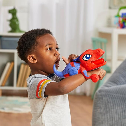 Spidey and his Amazing Friends Marvel Dino-Webs NERF Spidey-Rex Web Launcher, Role Play Toy, Preschool Super Hero Toys for Kids Ages 3 & Up