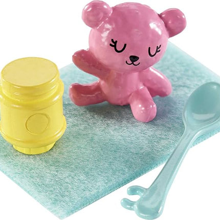 Barbie Skipper Babysitters, Inc Set with 9-in Brunette Skipper Doll, Baby Doll & 4 Storytelling Pieces for 3 to 7 Year Olds