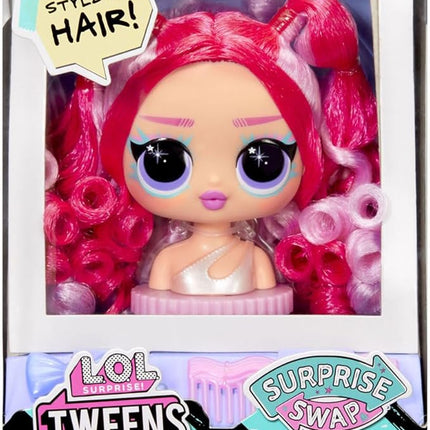 L.O.L. Surprise! Tweens Surprise Swap Styling Heads Including Fabulous Hair Accessories and Gorgeous Hair – Great Gift for Kids Ages 4+ (Assorted items)