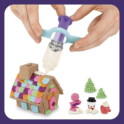 Play-Doh Builder Gingerbread House Toy Building Kit for Kids 5 Years and Up with 6 Non-Toxic Play-Doh Colors - Easy to Build DIY Craft Set (Amazon Exclusive)