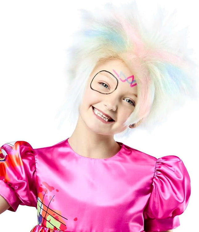 Rubies Weird Barbie Costume Wig for Kids Girls for Themed Parties and Halloween, One Size