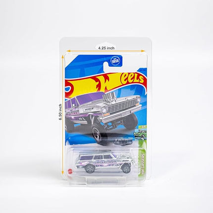 12 Pack for Hot Wheels. & Matchbox. Enhance Your Display and Storage Experience with Protector Cases, 6.5" x 4.25 (12)