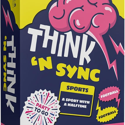 Gamewright - Think 'N Sync - Fast-Paced Party Card Game for Families & Friends, Ages 10+, 3-8 Players