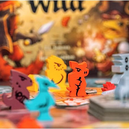 Outlandish Games: Defenders Of The Wild - Fantasy Area Control Board Game, Card Driven Co-Op Game of Animals Against Machines, Age 14+, 1-4 Players