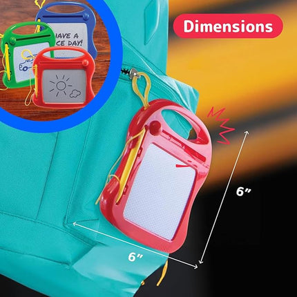 PREXTEX 18-Pack Mini Magnetic Drawing Board for Kids - Mini Doodle Pad Bulk Toys for Party Favors and Classroom Toys - Goodie Bags for Kid Birthday, Daycare, and Toddler Party Favors