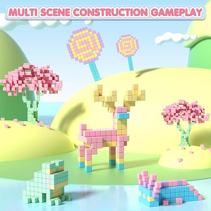 45PCS Magnetic Blocks - Toddler Girl Toys, Magnet Building Blocks, STEM Sensory Outdoor Autism Toys for 3-5 Year Old Boys & Girls, Magnetic Cubes Classroom Must Haves for Kids Ages 3+