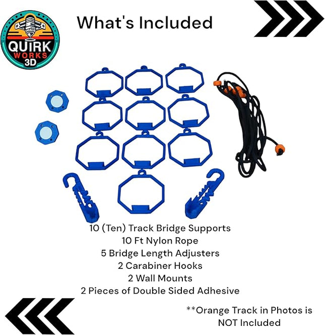 1/64 Scale Sky Bridge | Compatible with Hot Wheels Car's and Track |