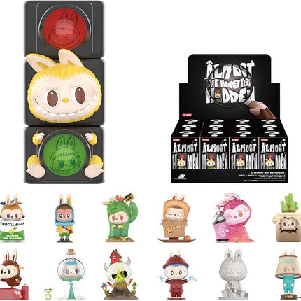 POP MART The Monsters Almost Hidden Series Blind Box Figures, Random Design Mystery Toys for Modern Home Decor, Collectible Toy Set for Desk Accessories, Whole Set