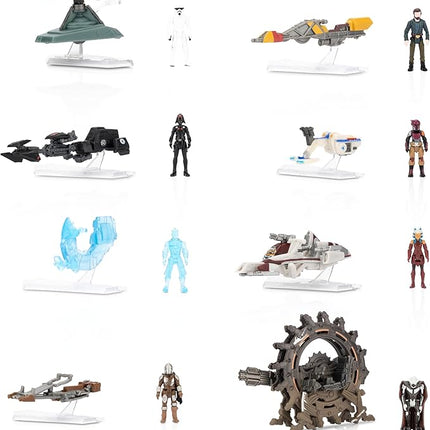 Star Wars Micro Galaxy Squadron Anakin's Jedi Interceptor (Armada Edition) Mystery Bundle - 3-Inch and 2.5-Inch Vehicles with Accessories (Amazon Exclusive)