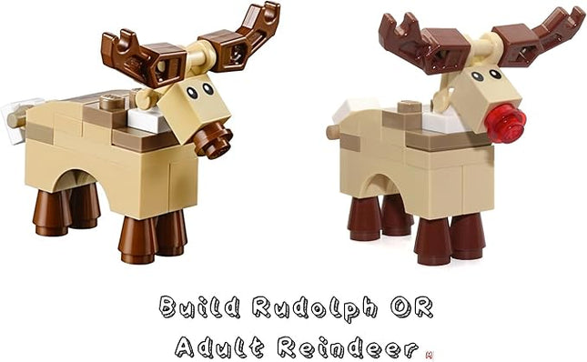 LEGO Holiday MiniFigure Animal - Reindeer (Rudolph with Red Nose) 10245