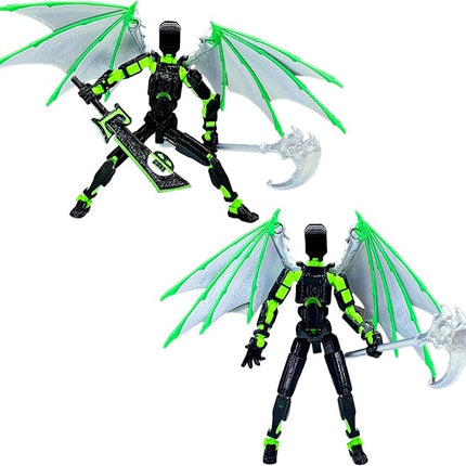 T13 Action Figure Set (Assembly Completed) - Titan 13 Robot Movable, 3D Printed Articulated, Full Body Mechanical Doll - Christmas Birthday Gift for Kids Adult