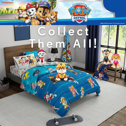 Franco Paw Patrol Rubble Construction Pup Kids Bedding Super Soft Plush Cuddle Pillow Buddy, (Officially Licensed Product)