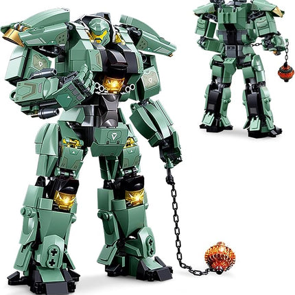 Transforming Robot Mech Building Block Sets, Compatible with Lego Mech, Destroy Warrior City Soldier Mech Model Action Mech Model Building Kit, Cool Creative Robots Toys Gift for Teens Boys, 542 PCS
