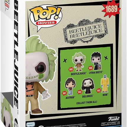 Funko Pop Movies: Beetlejuice Beetlejuice - 1/6 Odds for Rare Chase Variant - (Styles May Vary) - Collectable Vinyl Figure - Gift Idea - Official Merchandise - Toys for Kids & Adults