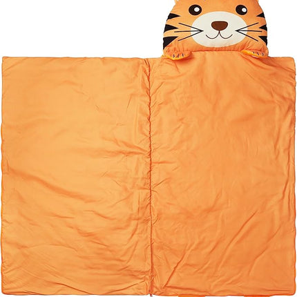 Kid's Nap Buddies Character Preschool Nap Mat, Toddler Sleeping Bag with Pillow for Daycare, Ages 3+