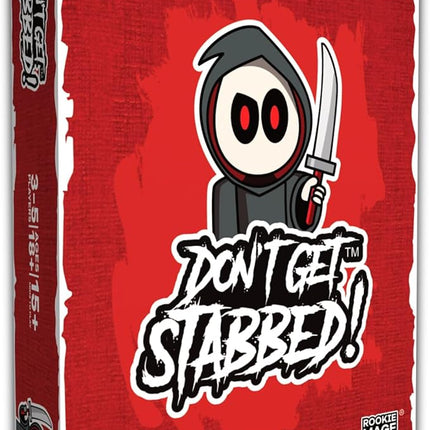 Don't Get Stabbed!: The Party Game Where You Get to Kill Your Family and Friends (for Pretend). Exciting Card Game for Adults and Horror Gift for Scary Movie Fans. Great for Halloween.