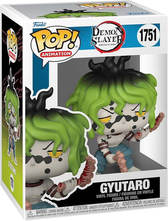 Funko POP Animation: DS - Gyutaro - Demon Slayer - Collectable Vinyl Figure - Gift Idea - Official Merchandise - for Kids & Adults - Anime Fans - Model Figure for Collectors and Display