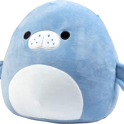 Squishmallows Original 8-Inch Maeve The Manatee - Official Jazwares Plush - Collectible Soft & Squishy Manatee Stuffed Animal Toy - Add to Your Squad - Gift for Kids, Girls & Boys