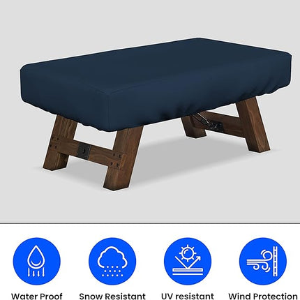 Covers & All Air Hockey Table Covers, Made of 12 Oz Waterproof & UV-Resistant Cover Max Fabric, Suitable for Indoors/Outdoors (88" W x 44" D x 15" H, Blue)