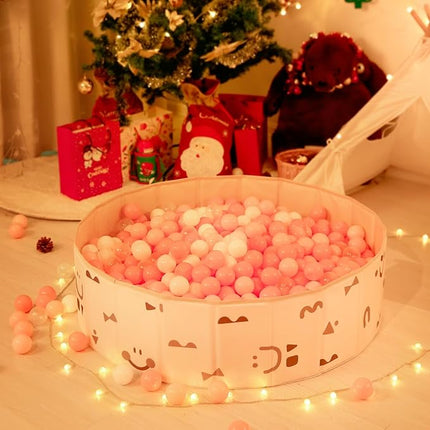 GOGOSO Ball Pit Balls for Toddlers Kids Plastic Balls for Ball-Pit Playpen Pool Baby Play Pastel BPA-Free Non Toxic Play Pastel Crush Proof Bal 50 100 200 500 1000 Count