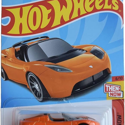 Hot Wheels Tesla Roadster, Then and Now 6/10 [Orange] 217/250