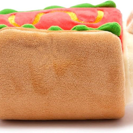 Anirollz Bunniroll Plush in Hotdog Outfitz – Kawaii Bunny Stuffed Animal with Removable Costume – Cute 6” Squishy Plush Toy Gift for Girls & Kids