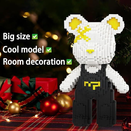 Polar Bear Micro Building Blocks Set(4500Pieces) Music Bear Building Blocks Gift for Adult and Kid