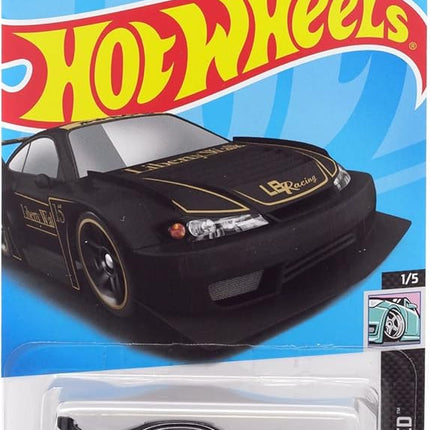 Hot Wheels - LB Super Silhouette Nissan Silvia (S15) - HW Modified 1/5 - Black - 2023 - Mint/NrMint Ships Bubble Wrapped in a Sized Box