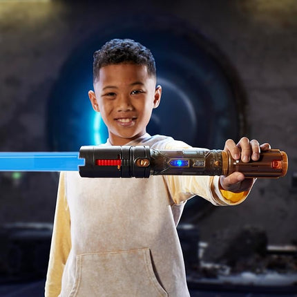STAR WARS Lightsaber Forge Sundown Force Color Master Lightsaber, 5 Colors, Color-Changing Customizable Electronic Lightsaber, Toys for 6 Year Old Boys & Girls & Up
