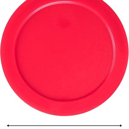 Super Z Outlet Home Air Hockey Red Replacement 2.5" Pucks for Game Tables, Equipment, Accessories (Pack of 4)
