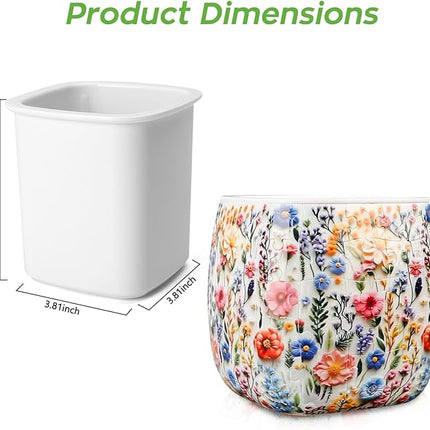 3D Puzzles,164 Unique Flower Vase Puzzle Pieces for Adults, Curved Plastic Vase Exquisite Decorative Gift for Flower Arrangements and Home Decoration,Crafts for Adults (Luxuriant Flowers)