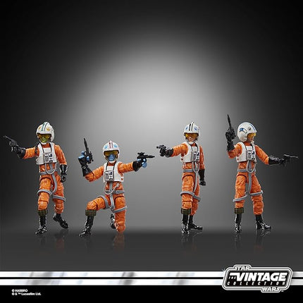 STAR WARS The Vintage Collection X-Wing Pilot 4-Pack, Ahsoka 3.75 Inch Collectible Action Figures