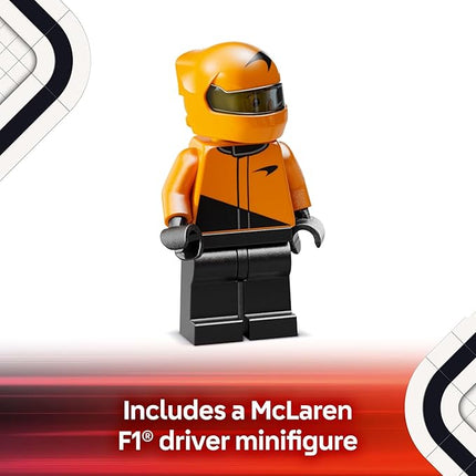 LEGO Speed Champions McLaren F1 Team MCL38 Race Car Toy - Building Set for Kids, Boys & Girls, Ages 10+ - Toy Car for F1 Fans - Gift Idea for Birthday - 77251