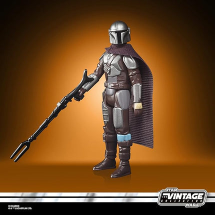 STAR WARS Retro Collection The Mandalorian (Beskar) Toy 3.75-Inch-Scale The Mandalorian Collectible Action Figure, Accessories