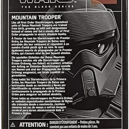 Star Wars Black Series 6 Inch Galaxy Edge Mountain Trooper Action Figure