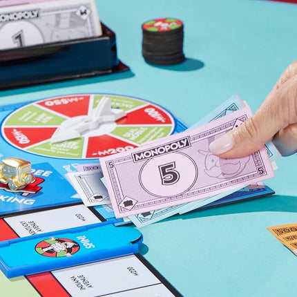 Monopoly Free Parking Jackpot Expansion | Add More Fun to Classic Monopoly Game and Play Faster | Ages 8+ | 2-6 Players | 40 Mins. | Family Board Games