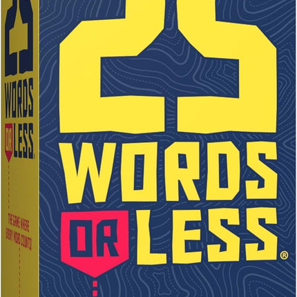 25 Words or Less Board Game, Figure Out the Secret Words Before Time Runs Out, 300 Cards, Timer & Countdown Board Included, Fast-Paced Party Game for Families & Adults,Fun for Game Nights & Gatherings