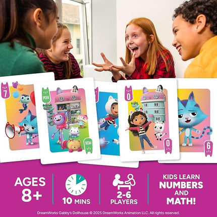 Gabby's Dollhouse Rat-a-Tat Cat - Card Game for Kids - 2-6 Players