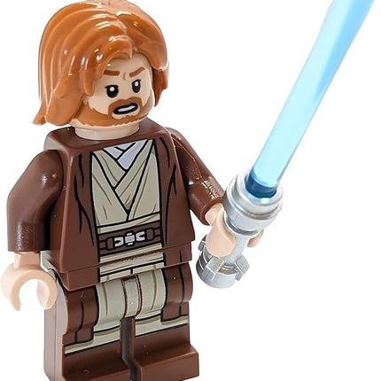 Lego Star Wars Mini Figure - Obi-Wan Kenobi with Lightsaber (Approximately 45mm / 1.8 Inch Tall)