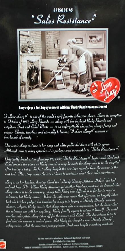 Barbie as Lucy From "I Love Lucy": Sales Resistance Episode 45