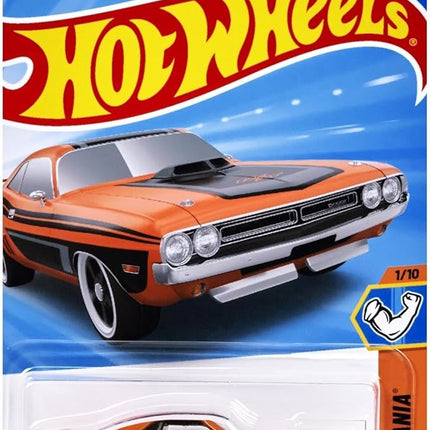 Hot Wheels '71 Dodge Challenger, Muscle Mania 1/10 [Orange/Black] 131/250